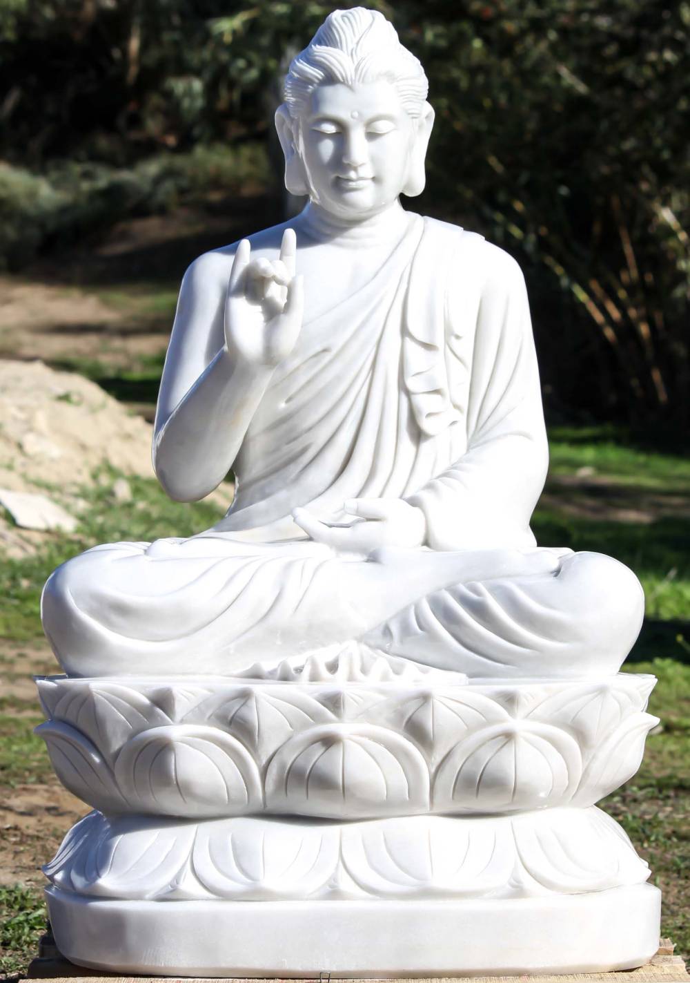 7 bouddha blanc